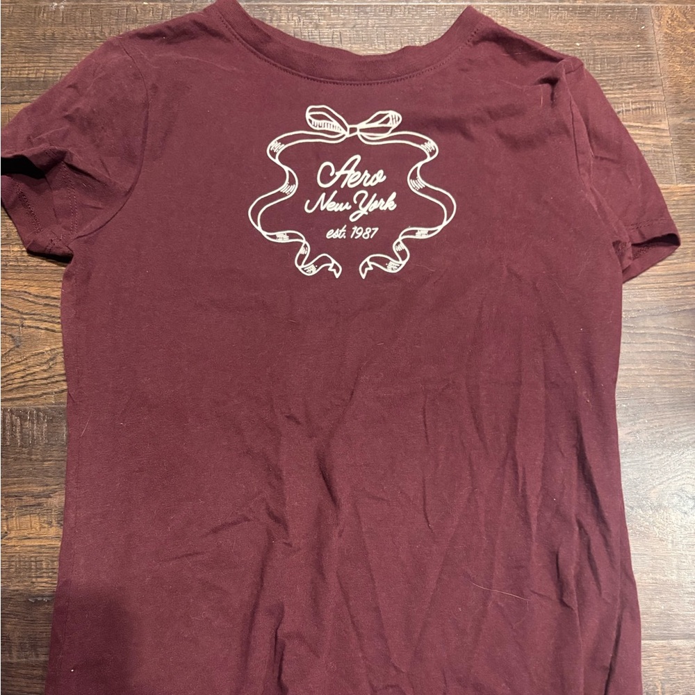 NWOT Women's Maroon Top aeropostale